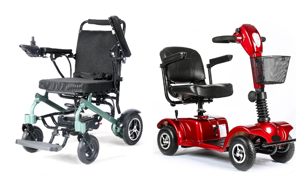 Electric wheelchairs and electric scooters