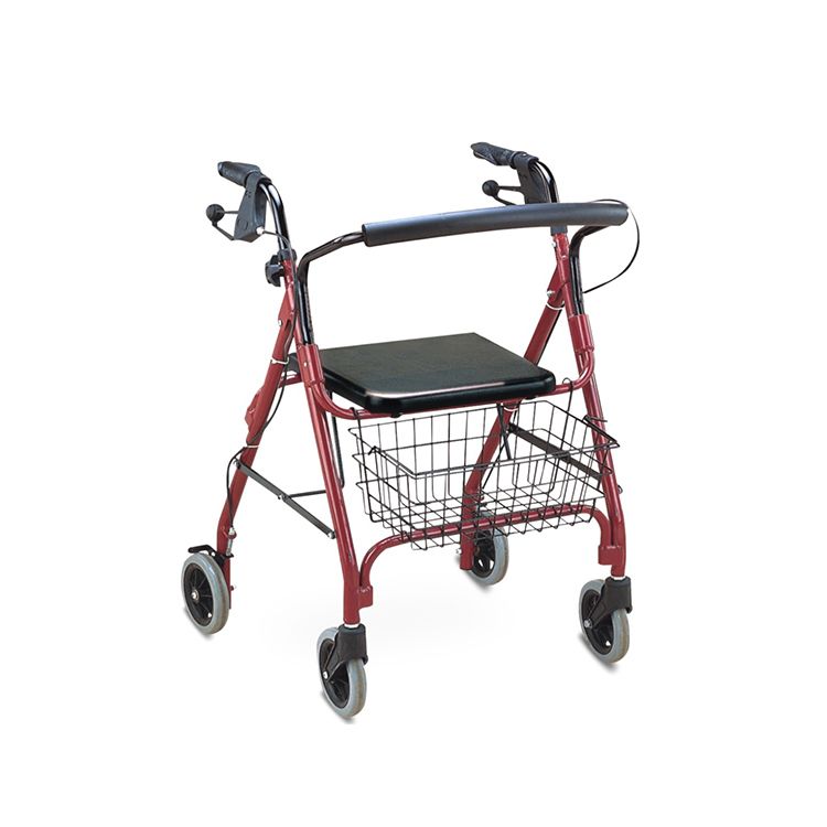 What is the difference between a walker with wheels and one without wheels?