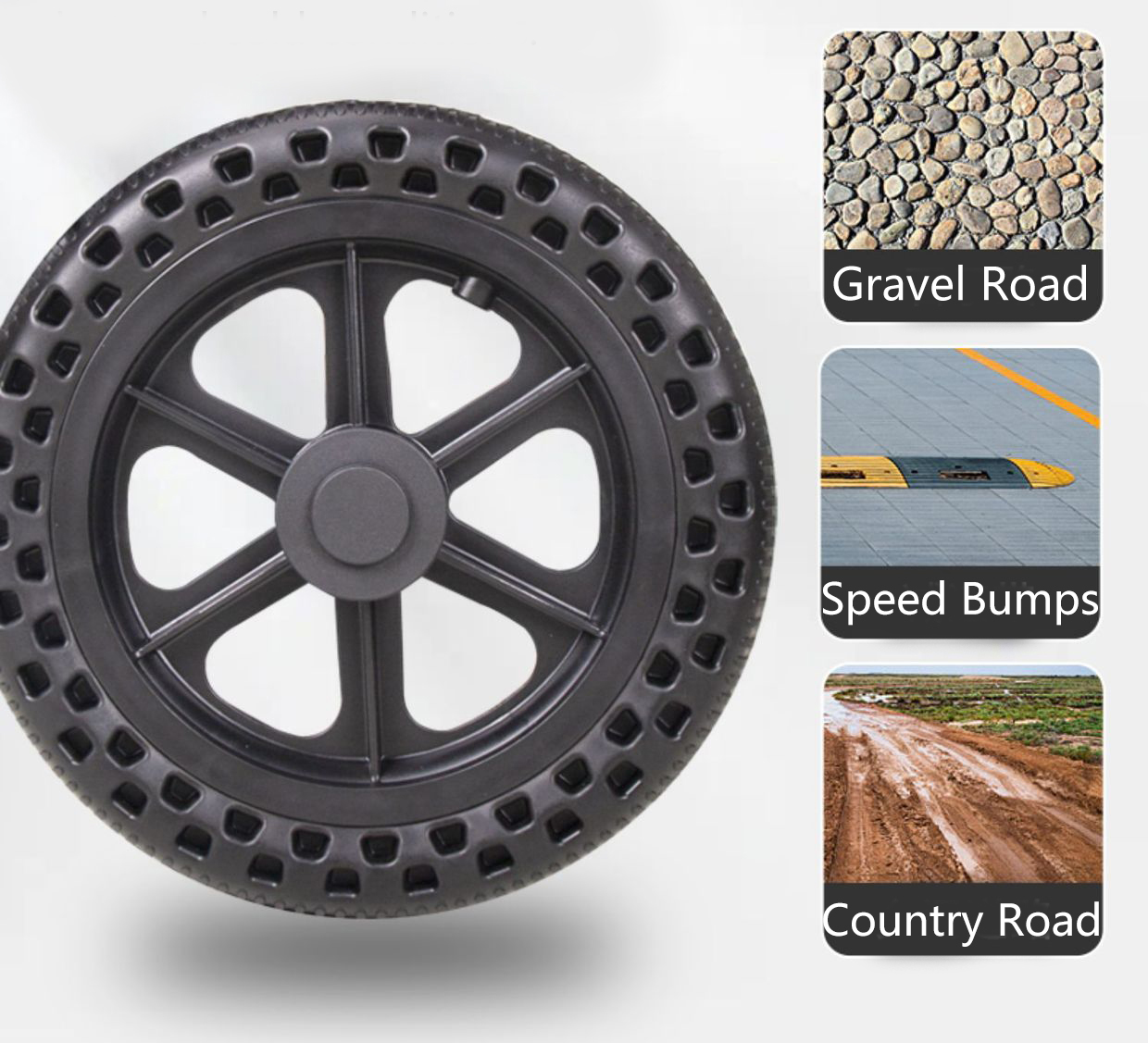 Analysis of the advantages of rubber honeycomb tires in wheelchair applications